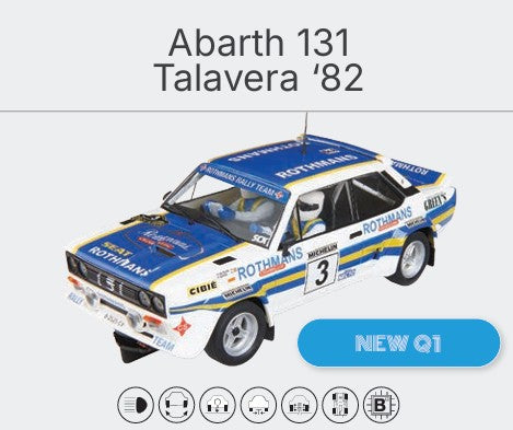 SCX Classic Abarth 131 - Talavera '82