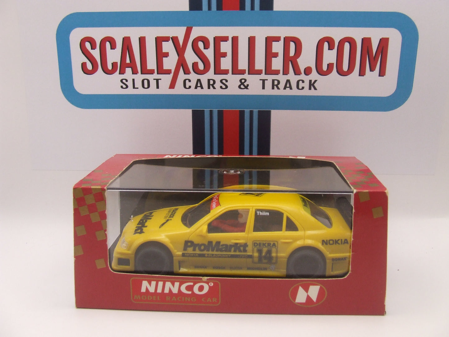 Ninco 50107 AMG Mercedes C-Klasse #14 Promarkt 1/32 scale slot car