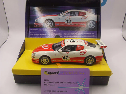 Scalextric Maserati Coupe Cambio Corsa #42 Limited edition C2504A