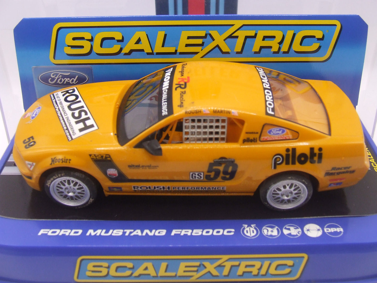 Scalextric Ford Mustang FR500c Orange Roush Racing #59 C2888