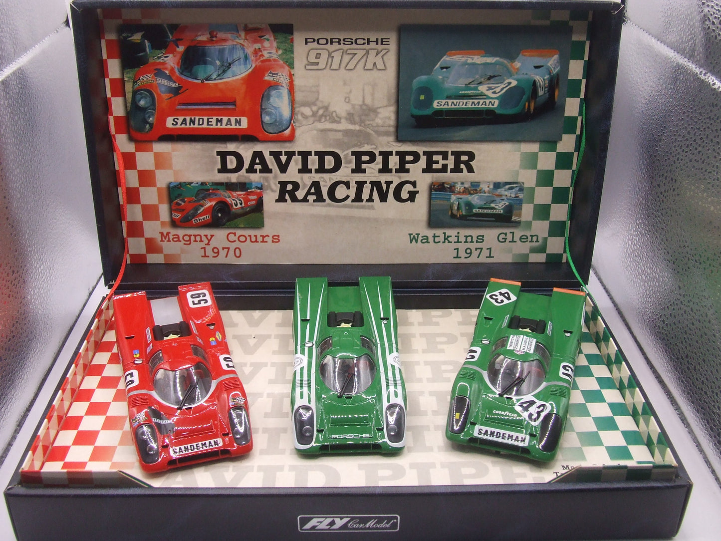 Fly 96010 Porsche 917K Team David Piper Team 3 car complete set