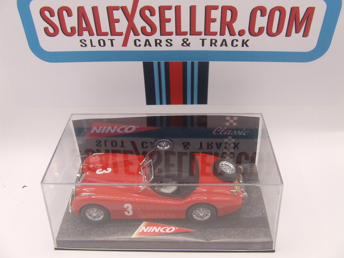 NINCO 50216 #3 JAGUAR XK-120 1/32 SCALE SLOT CAR