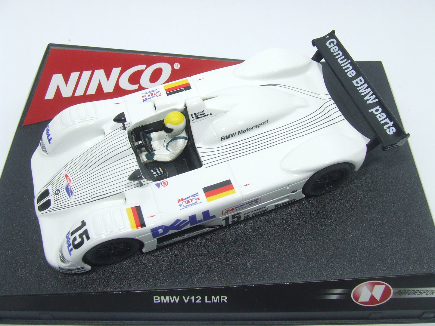 Ninco 50208 BMW V12 #15 LMR 1999 Dell 1/32 slot car