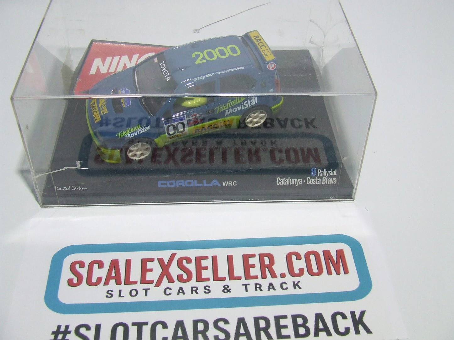 SCX Scalextric Slot Ninco 50202 Toyota Corolla Catalunya - Costa Brava 2000 slot car