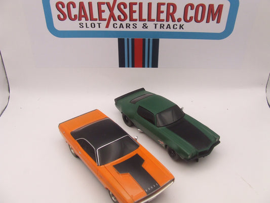 SCALEXTRIC Cars from FAST & FURIOUS SET REF C 1309 Camaro & Dodge