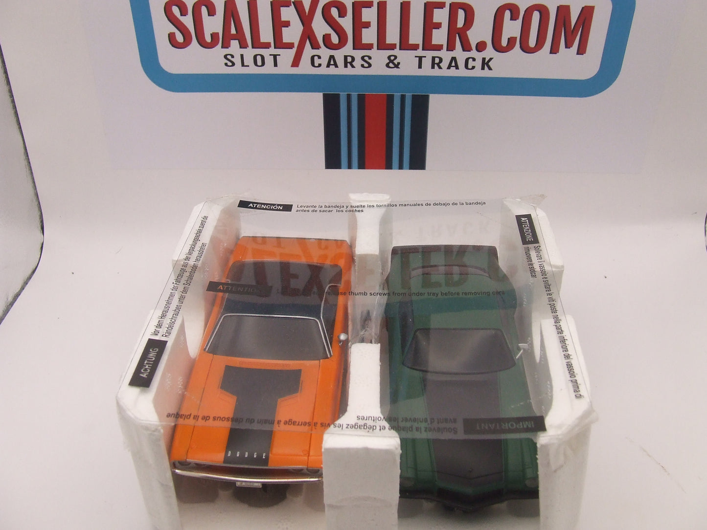 SCALEXTRIC Cars from FAST & FURIOUS SET REF C 1309 Camaro & Dodge
