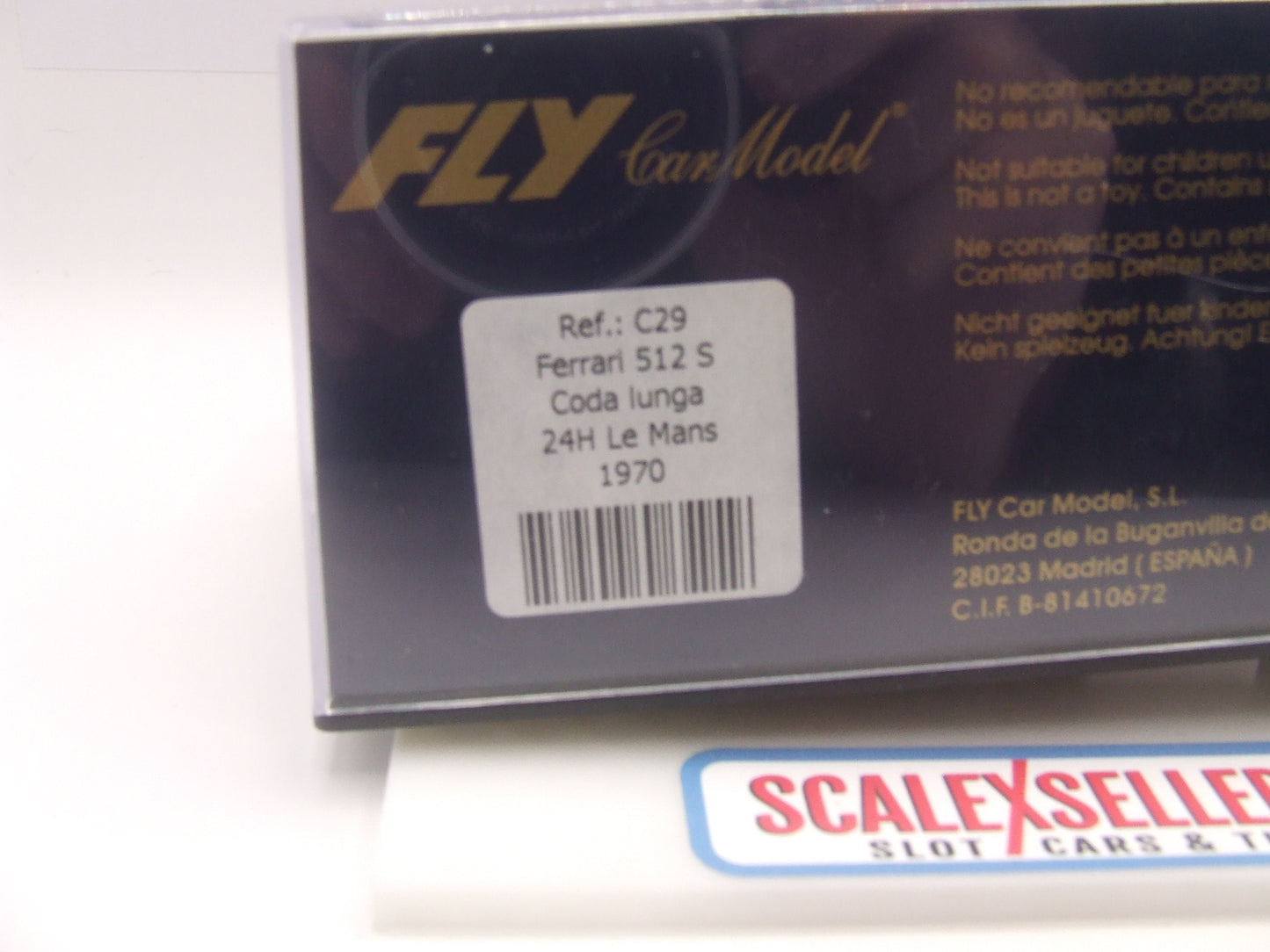 Fly Ferrari 512S Coda Lunga 24H Le Mans 1970 #11 Sam Posey - Ronnie Bucknum 1/32 slot car