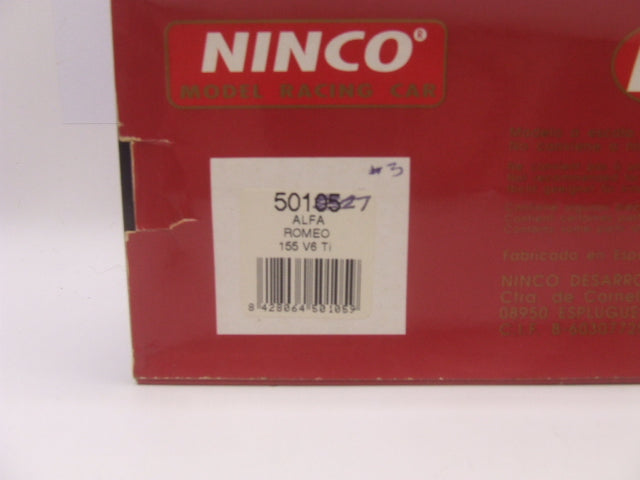 Ninco Alfa Romeo 155 V6 Ti "CET" #3 Villamil 1:32 Slot Car (NIB)