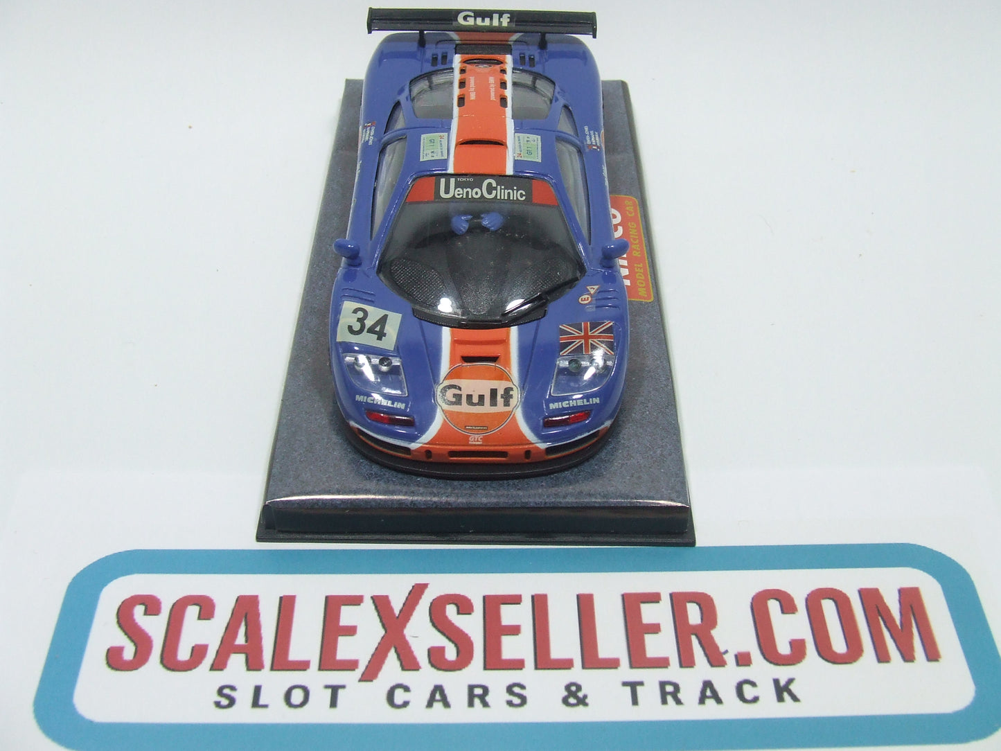 NINCO 50140 McLaren F1 GTR GULF #33 Bellm Weaver Lehto 1/32 Slot Car
