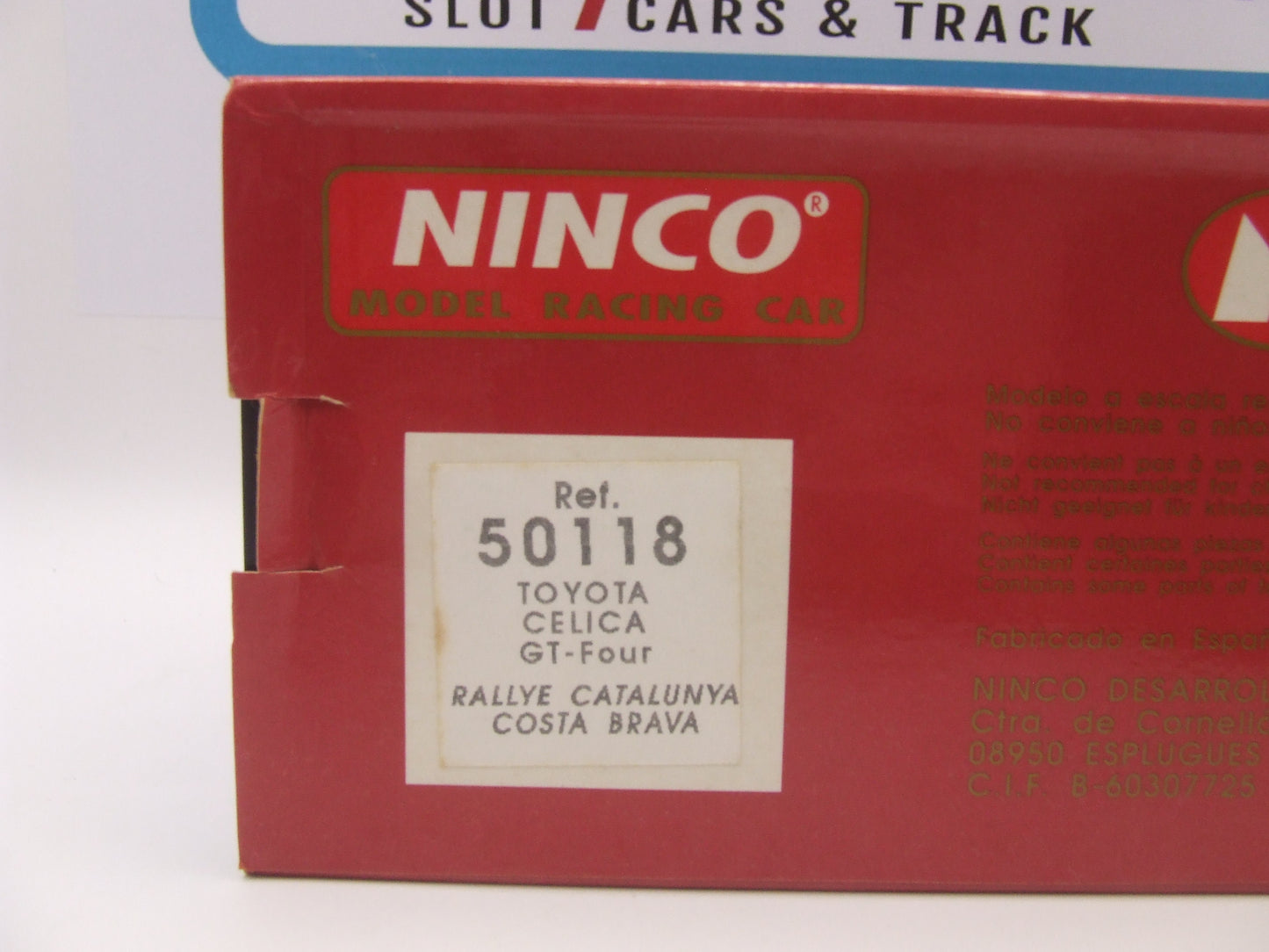 NINCO 50118 TOYOTA CELICA Rally GT4 CATALUNYA 95 1/32 slot car