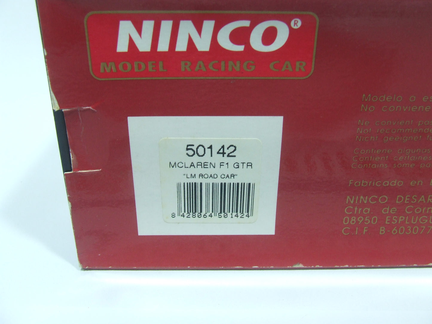 Ninco 50142 Mclaren F1 GTR " Lm Road Car " Slot Car