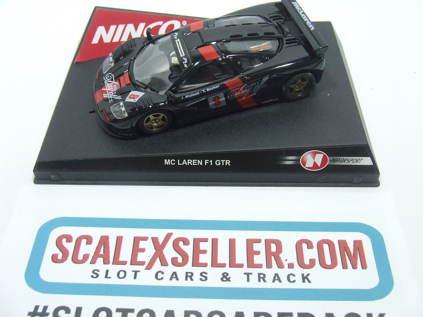 Ninco 50188 Mclaren F1 GTR #8 Adayoff J.Nielsen-T.bacher MB Slot Car