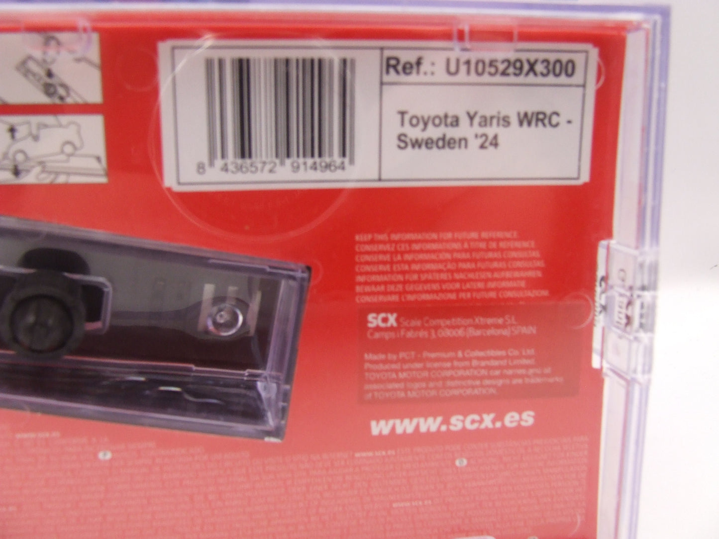 New SCX Classic U10524 Toyota Yaris WRC - Montecarlo '23