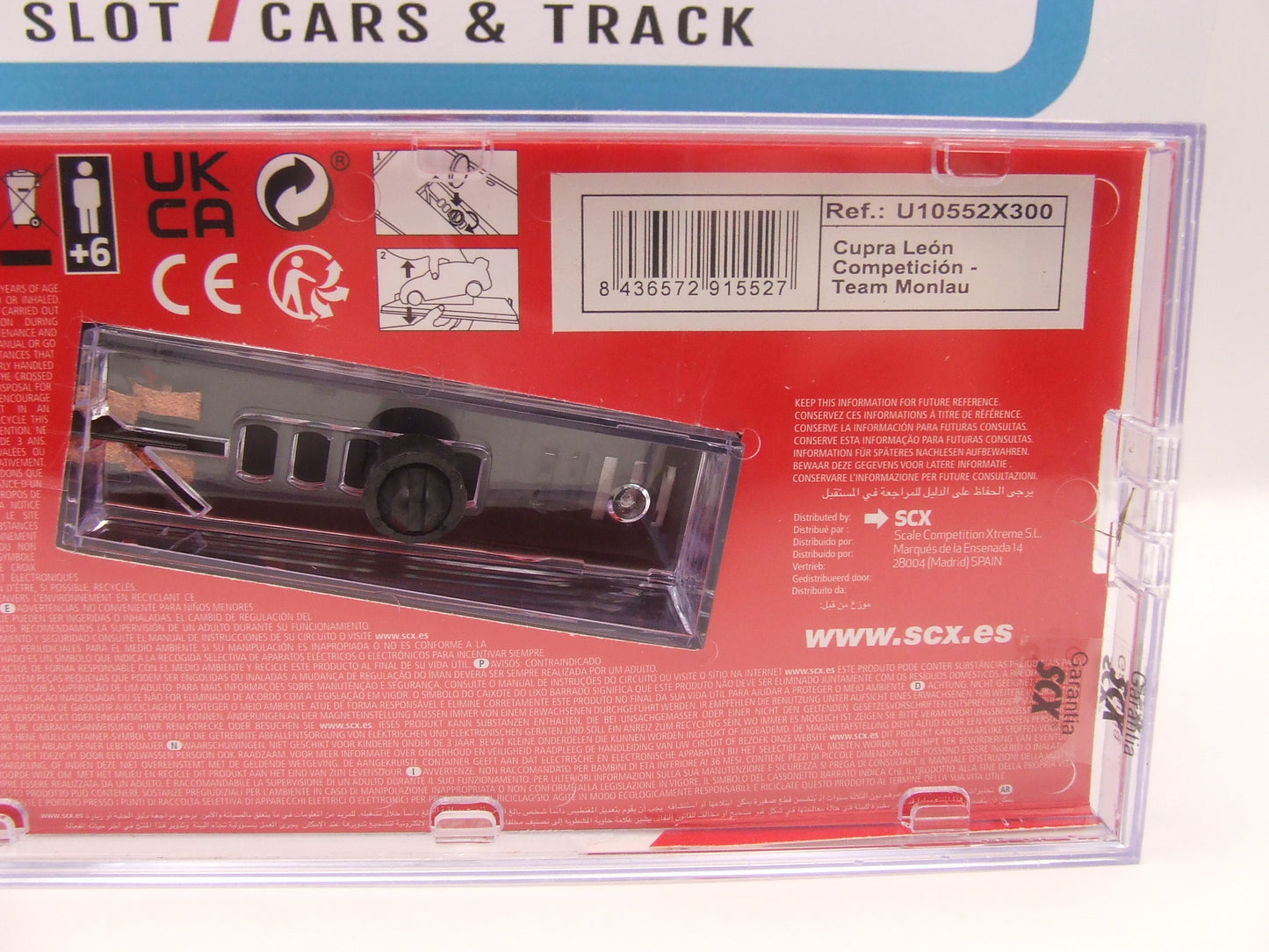 New SCX Classic U10552 Cupra León Competición - Team Monlau Scalextric