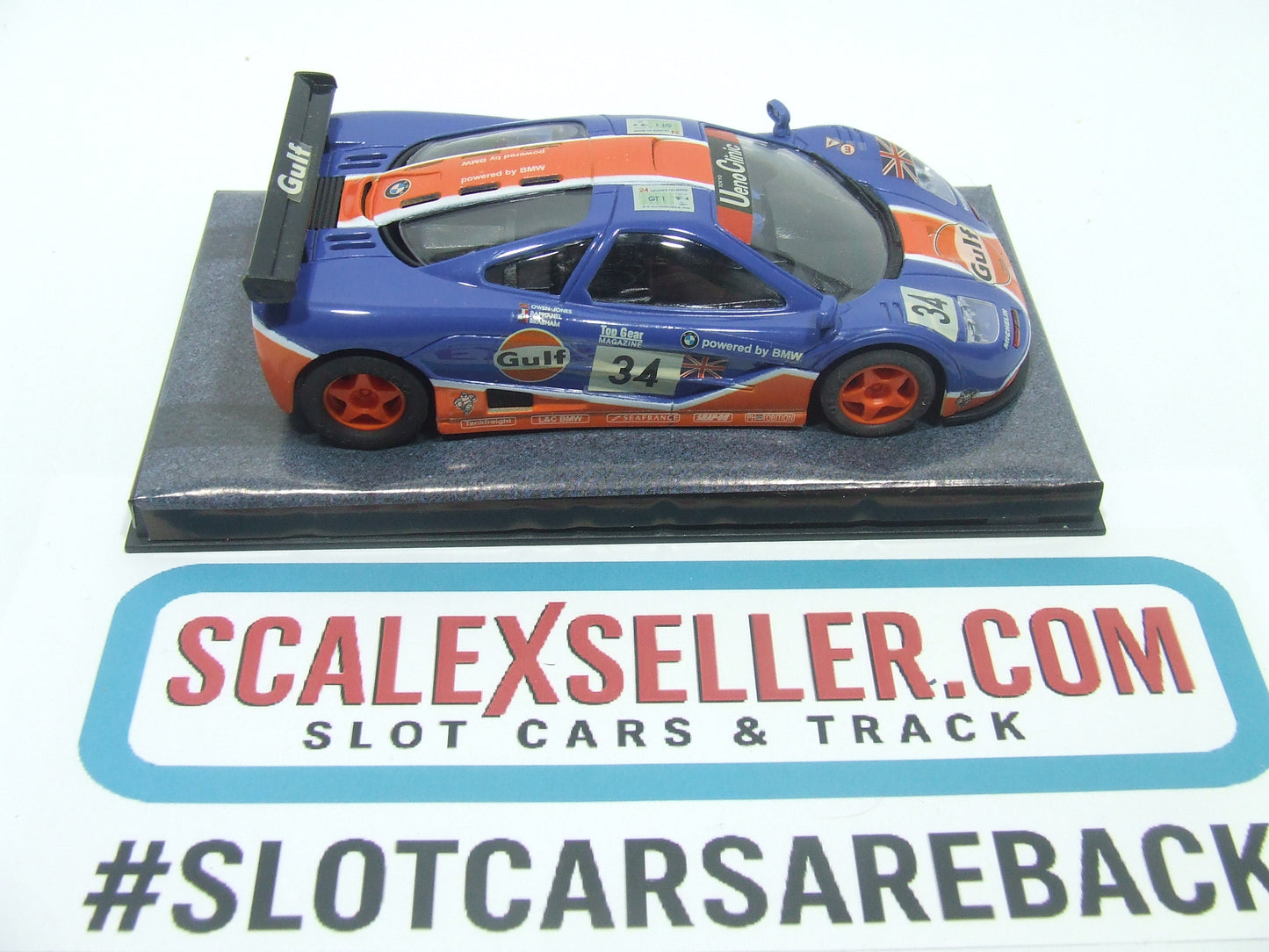 NINCO 50140 McLaren F1 GTR GULF #33 Bellm Weaver Lehto 1/32 Slot Car