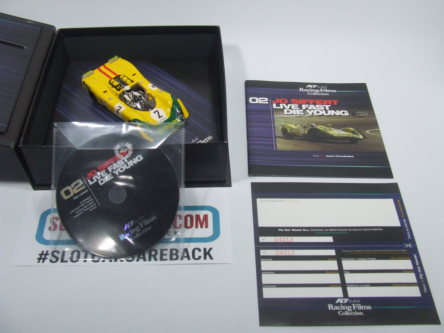 FLY Porsche 908/2 Jo Siffert 6h Jarama Special Edition 1/32 Slot Car 99035 Live fast die young.