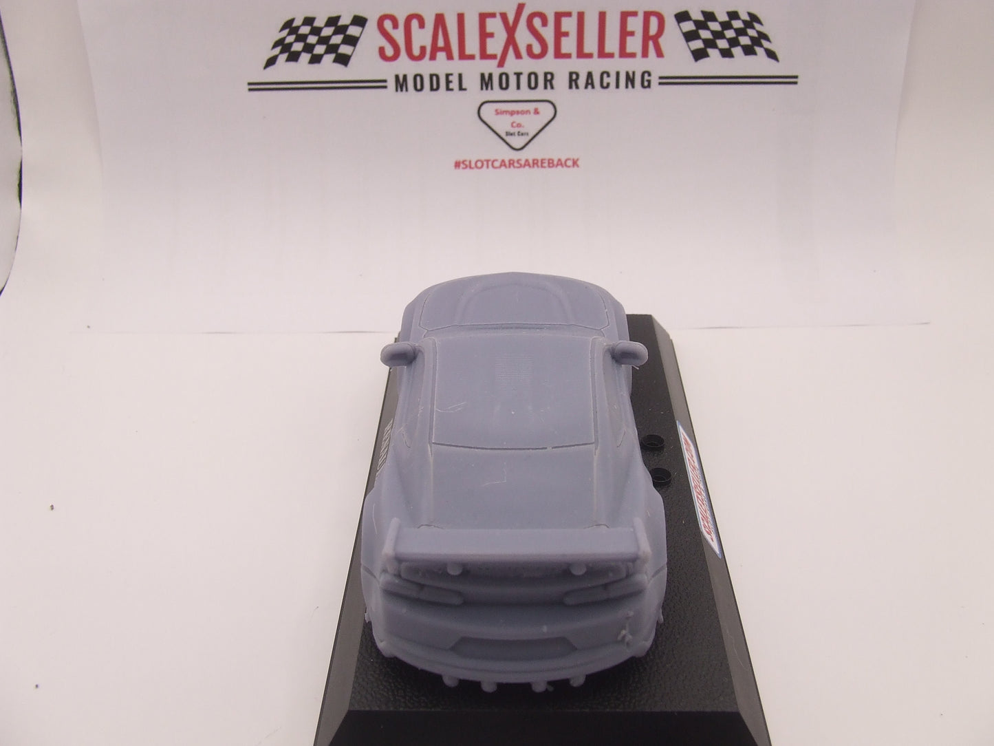 Chev Camaro 3D resin printed Supercar body 1/32 scale solid windows