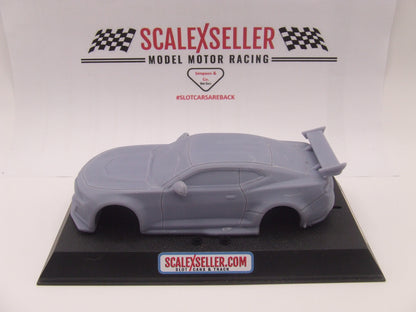 Chev Camaro 3D resin printed Supercar body 1/32 scale solid windows