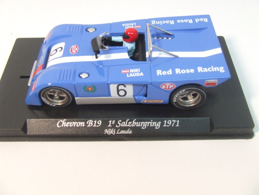 Niki Lauda GB Track Chevron B19 Salzburgring '71 Slot Car 1/32 Ref. GB14