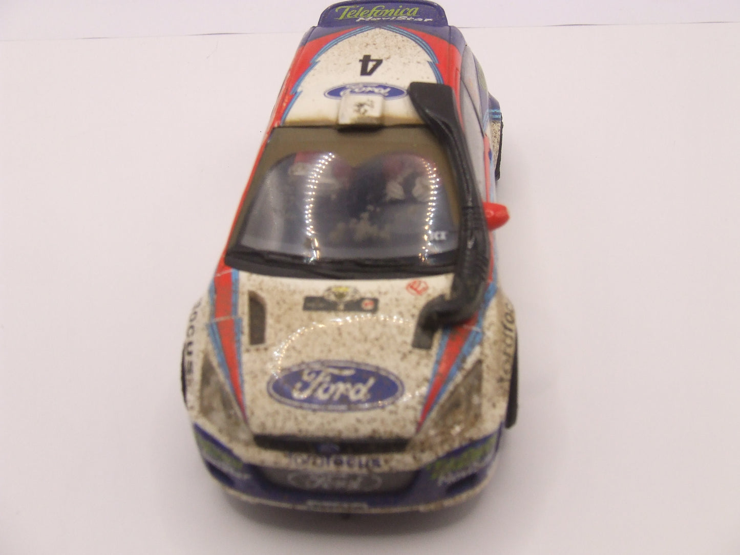 SCX Ford Focus WRC #4 Mud Paint with Snorkel Sainz Moya