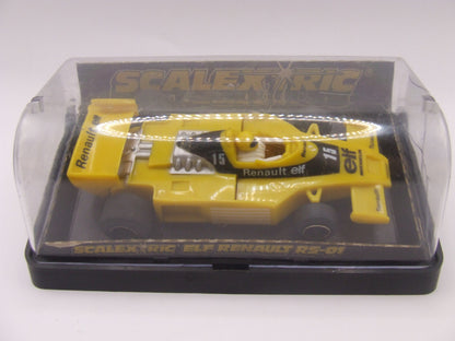 Scalextric Elf Renault RS-01 #15 Yellow & Black in case C134