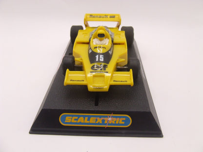 Scalextric Elf Renault RS-01 #15 Yellow & Black in case C134