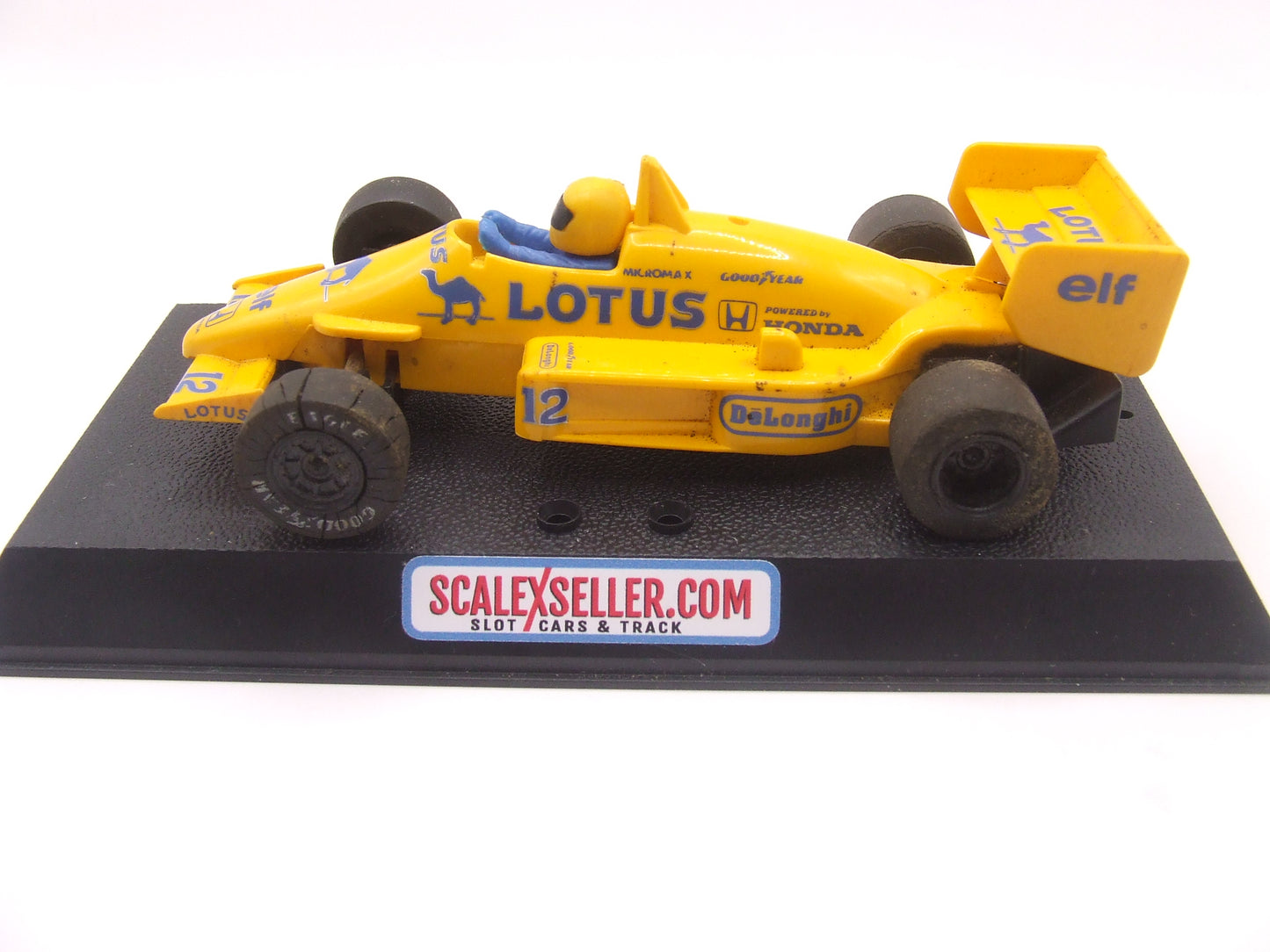 Scalextric F1 Lotus Honda Yellow #12 Camel Livery C434T1u non magnet 1/32