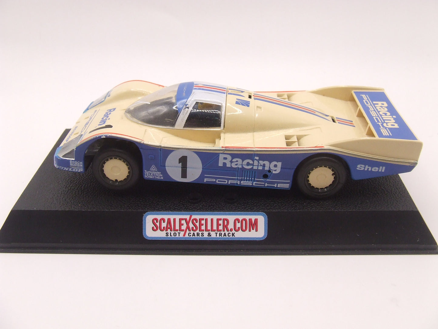 Scalextric Porsche 962C #1 White & Blue C444