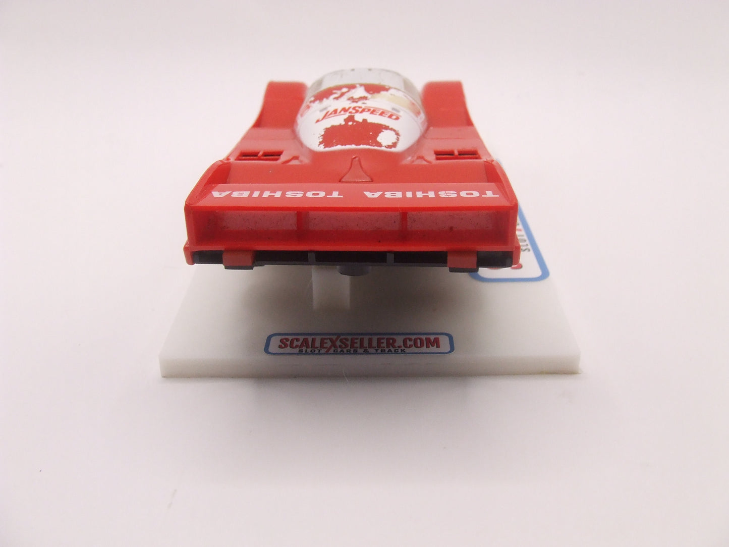 Scalextric C0356 Porsche 962 Lemans sportscar #24 Red & White Toshiba slot car 1/32 Scale