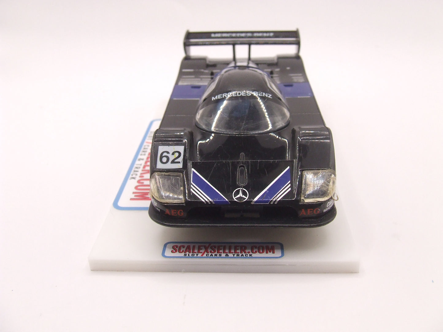 Scalextric C0357Mercedes C9-88 Sauber LMP #62 Black, Blue and Silver 1/32 slot car