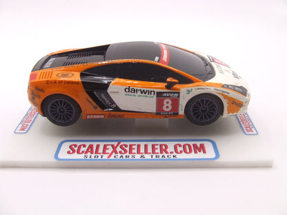 Scalextric C3006 Lamborghini Gallardo #8 British GT3 DPR ready 1/32 slot car