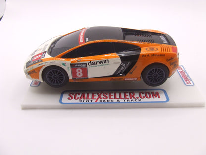 Scalextric C3006 Lamborghini Gallardo #8 British GT3 DPR ready 1/32 slot car