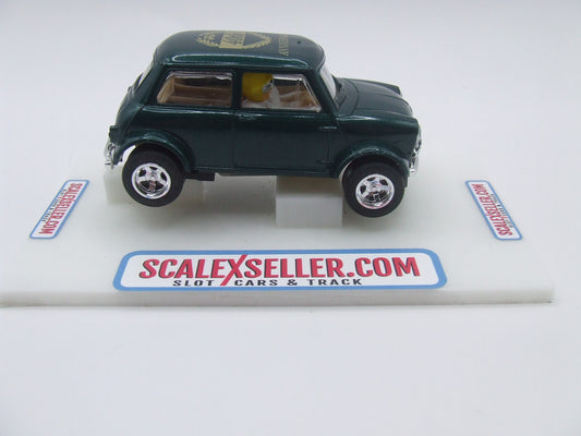 Scalextric Mini Cooper 40th Anniversary C2244 British Racing Green 1/32 scale slot car.