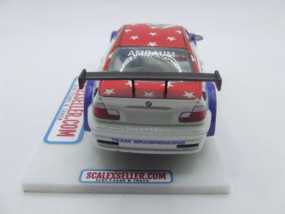 Ninco BMW M3 GTR Euro GT H&R#75 angle winder slot car 1/32 scale