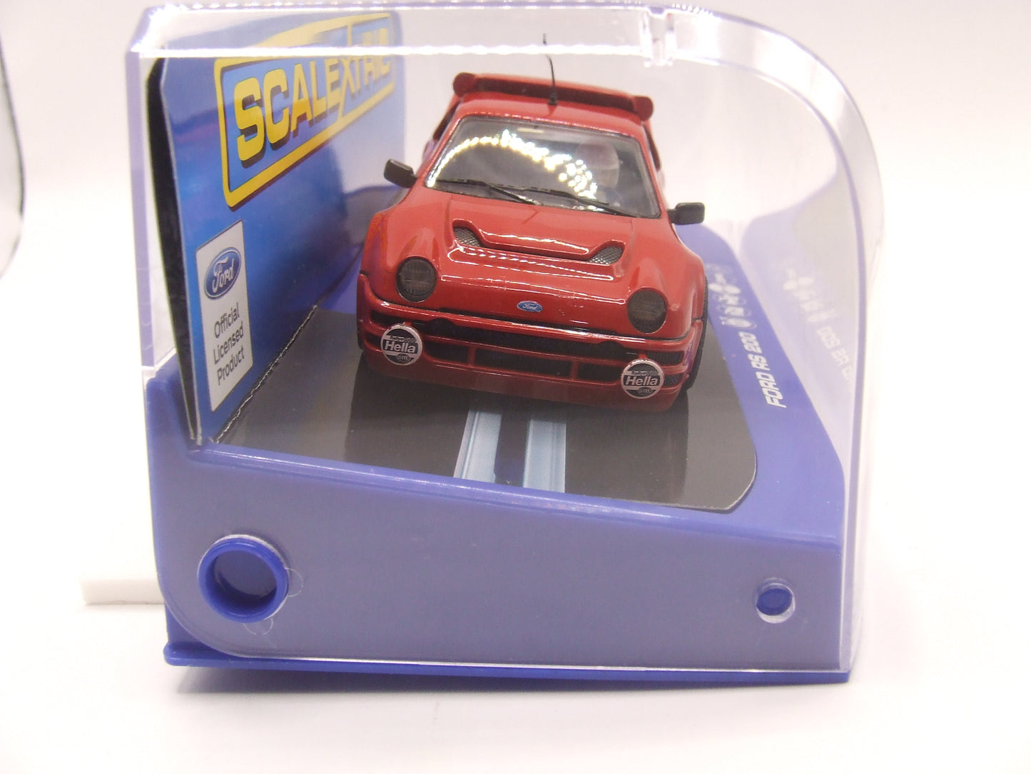 Ford RS200 Collector Centre C3319 Scalextric Slot Car Dark Red