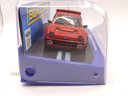 Ford RS200 Collector Centre C3319 Scalextric Slot Car Dark Red