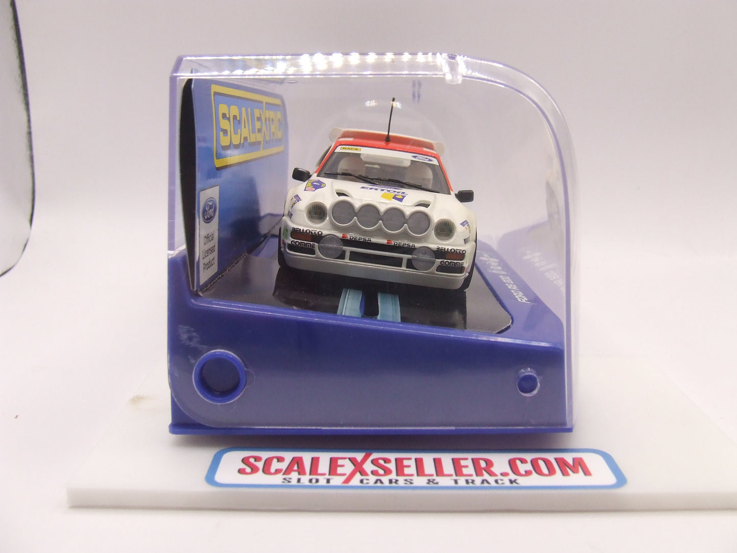 Ford RS200 No.4 Anonio Zanini Scalextric Rally slot car C3305