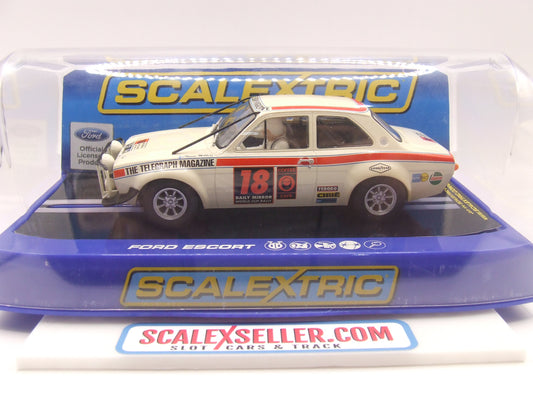 Ford Escort MKI #18 London Mexico Rally C3313 Scalextric Slot Car