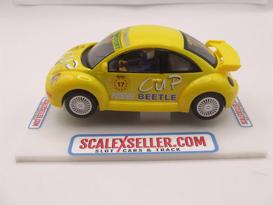 Scalextric VW Beetle Cup C2300 #17  Yellow