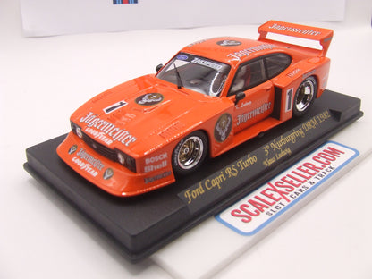 Fly Ford Capri RS Turbo DRM 1982 Orange #1 Jagermeister A145L Driver Klaus Ludwig