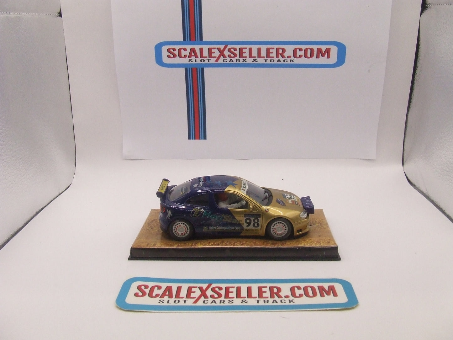 Ninco 50161 Slot Car Renault Megane Catalunya Costa Brava 1998 Lted. Ed