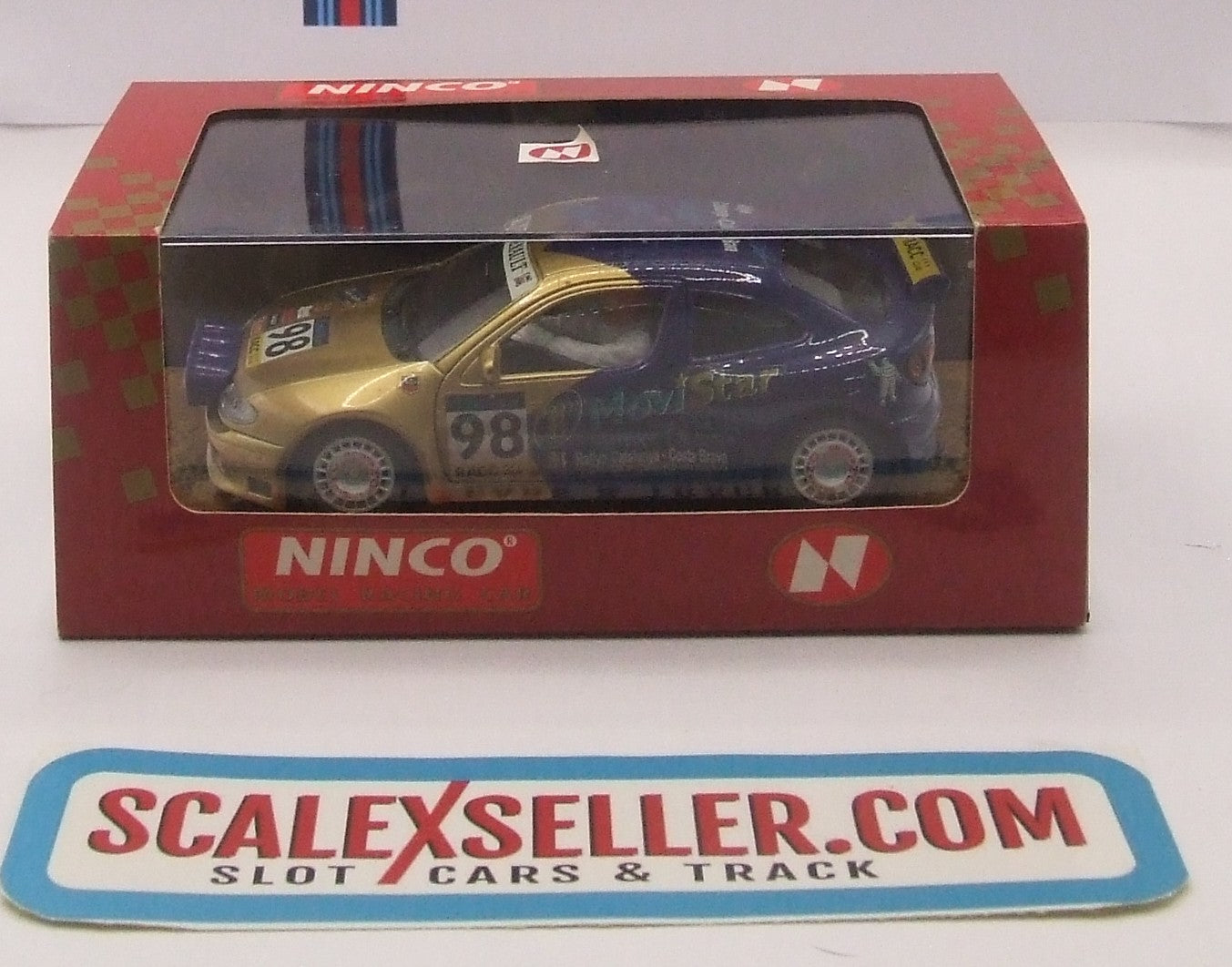 Ninco 50161 Slot Car Renault Megane Catalunya Costa Brava 1998 Lted. Ed