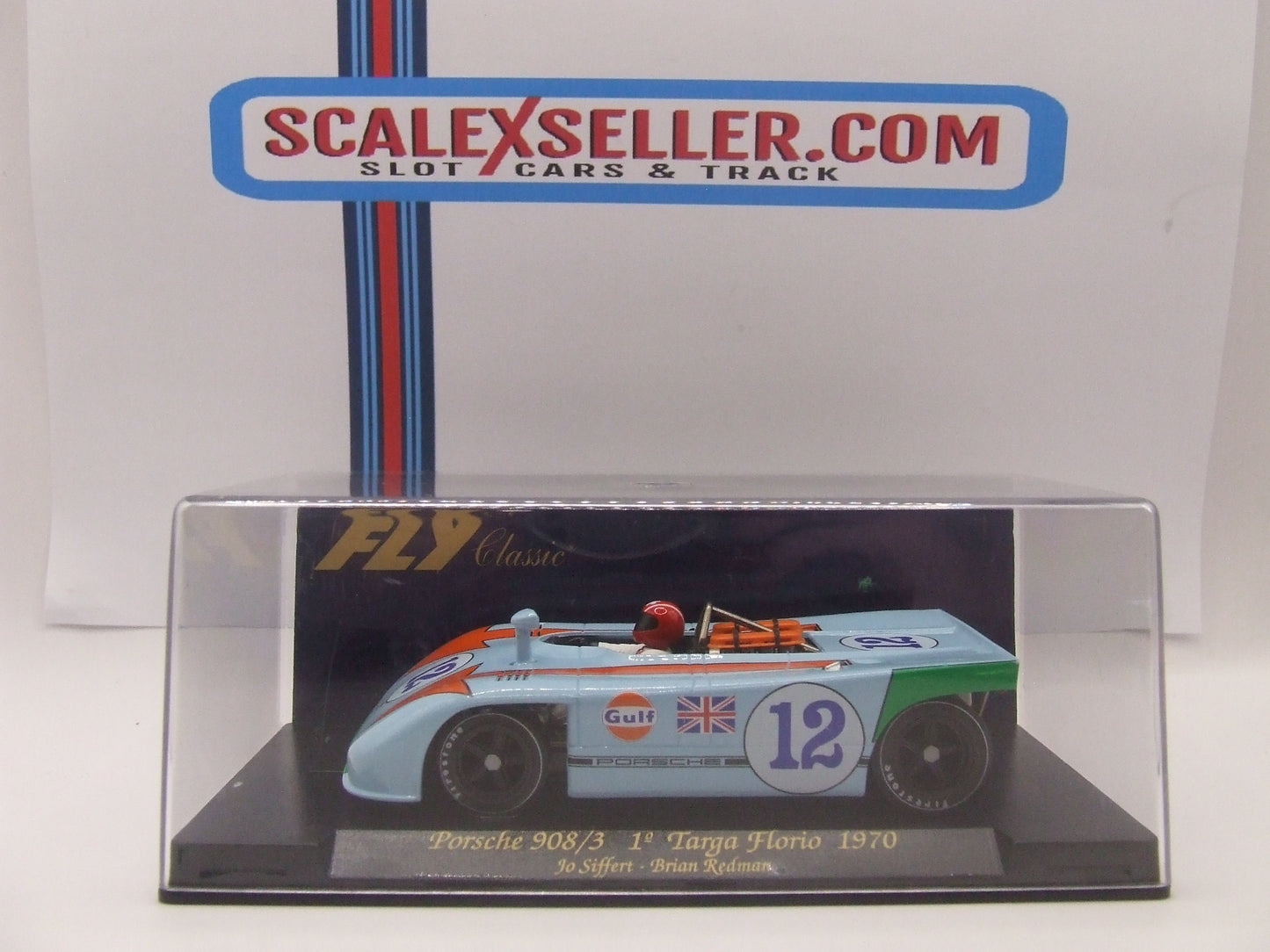 Fly A2501 Porsche 908/3 #36 Targa Florio 1970 Gulf Waldegaard-Attwood