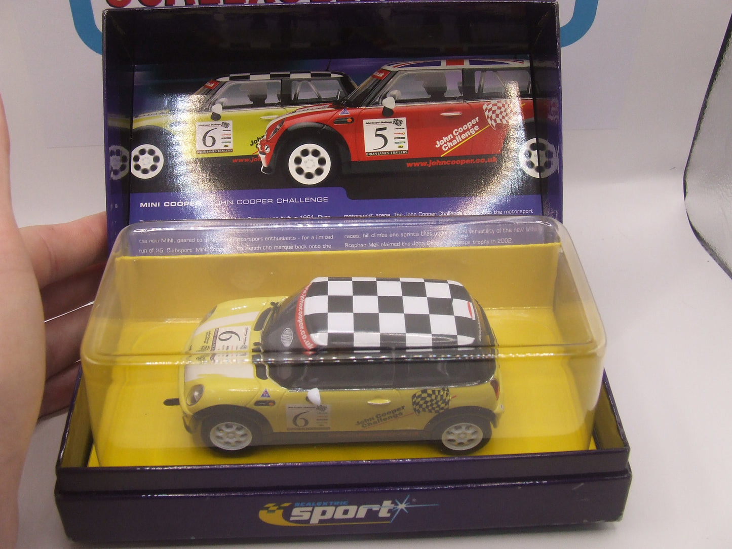 Scalextric Mini John Cooper Challenge #6  boxed C2485A