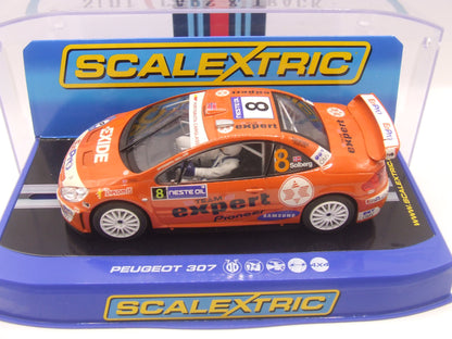 Scalextric Peugeot 307 WRC 4 x 4 drive system # H.Solberg Team Expert C2885