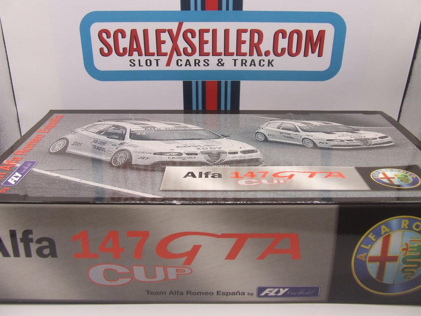 Team Alfa Romeo Espana 1/32 Slot Cars Team Set Alfa 147 GTA Cup