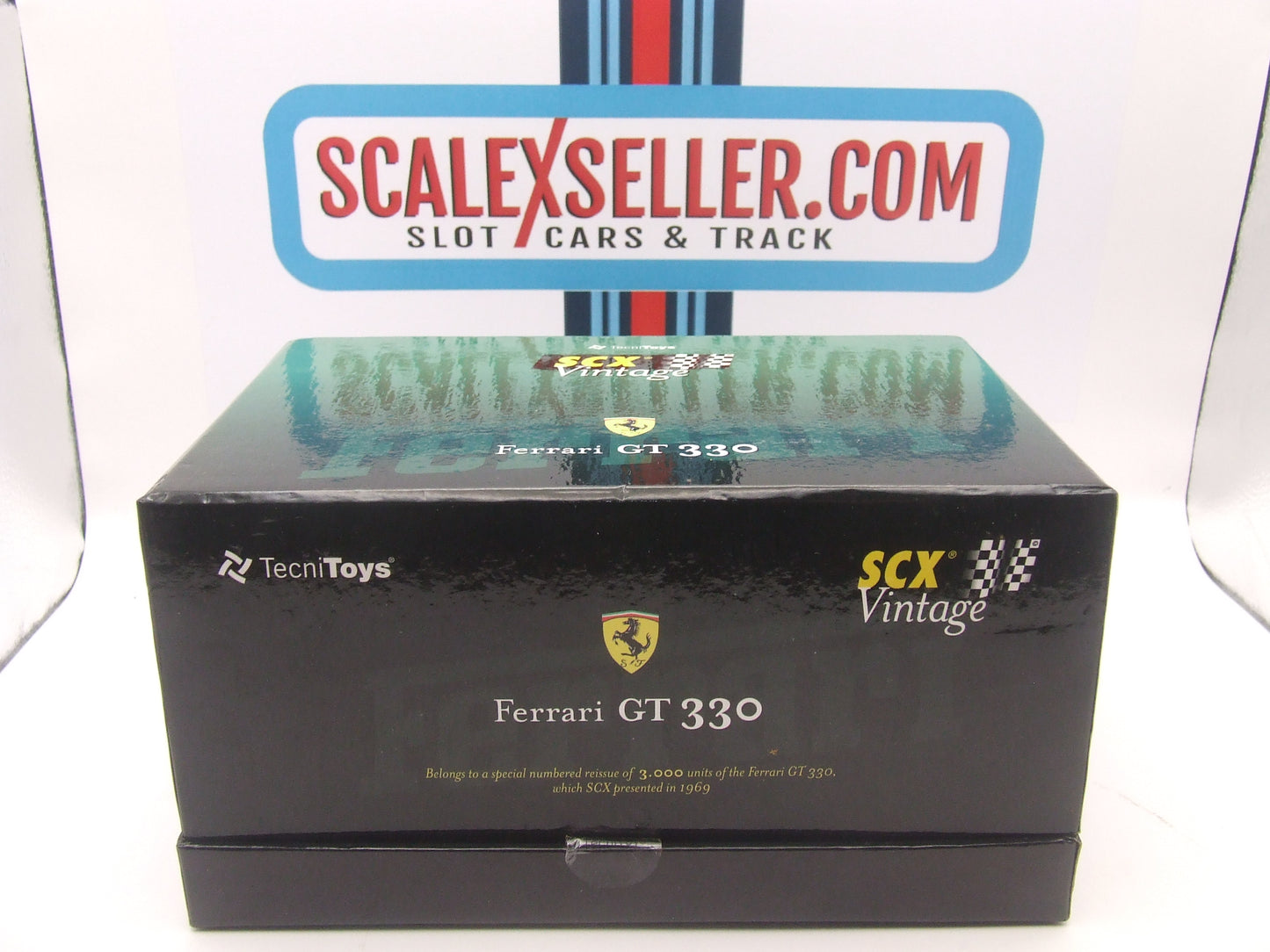 TECNITOYS SCX FERRARI GT 330 1/32 SLOT CAR REF #60280 LIMITED #999 OF 3000