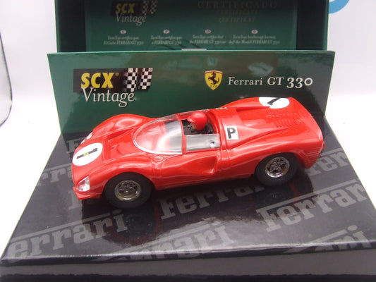 TECNITOYS SCX FERRARI GT 330 1/32 SLOT CAR REF #60280 LIMITED #999 OF 3000