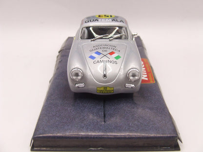 Ninco 50205 Porsche 356A Silver Coupe #153 Gutemala 1:32 scale slot car