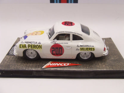 50198 Ninco Porsche 356 A Coupe "Evita" Eva Peron - Carrera Panamericana, #200 1:32 Slot Car
